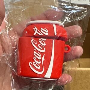 Coca-Cola Red Earbud Holder